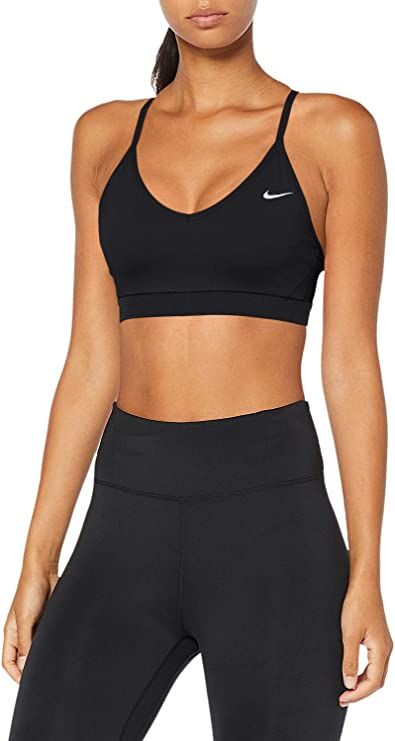 Small                                   Size Chart                                                              Color:  Black/White Nike Sports Bra Outfit, Volleyball Leggings, Nike Bra, Sports Bra Outfit, Bra Outfit, Sport Nike, Black Leggings Outfit, Fitness Outfits, Special Clothes