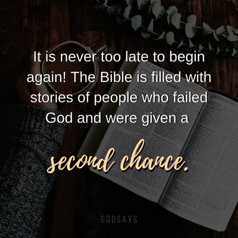 The God of second chances. Chances Quotes, Second Chance Quotes, Chance Quotes, Christian Motivational Quotes, 2nd Chance, Happy New Year Greetings, Second Chances, Tough Day, New Year Greetings