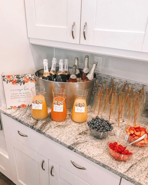 Small Bridal Shower Ideas, Creamy Shrimp Salad, Ceremony Drinks, Bridal Brunch Decorations, Housewarming Ideas, Wedding Shower Brunch, Bachelorette Brunch, Moh Duties, Mesa Bar