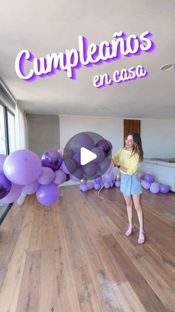 Tornaglobos on Instagram: "Decoración de cumpleaños en casa💜✨ en tonos lilas     #decoracioncumpleaños #globoscumpleaños #ideascumpleaños #happybirthday #cumpleañosencasa #inspocumpleaños #ideas #fiesta" Pastel Color Birthday Party Ideas, Ideas Para 15 Años Decoracion, Decoraciones De Quinceanera Ideas, 28 Birthday Ideas Women, Ideas Para 15 Años, Ideas Para Decorar Una Fiesta, Ideas Fiesta, Birthday Decorations Kids, Easy Birthday