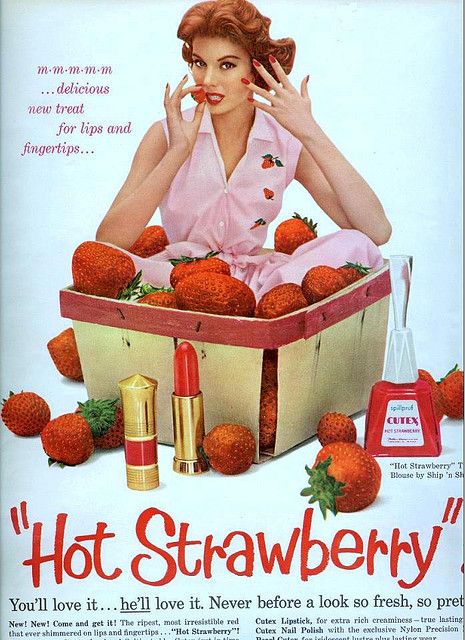 Vintage Makeup Ads, Beauty Ads, Pin Up Vintage, Makeup Ads, Retro Beauty, Glamour Nails, Beauty Ad, Old Advertisements, Retro Advertising