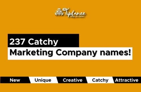 Agency Names Ideas, Marketing Agency Name Ideas, Names For Companies, Creative Company Names, Company Name Ideas, Marketing Knowledge, Unique Business Names, Recruitment Company, Company Identity