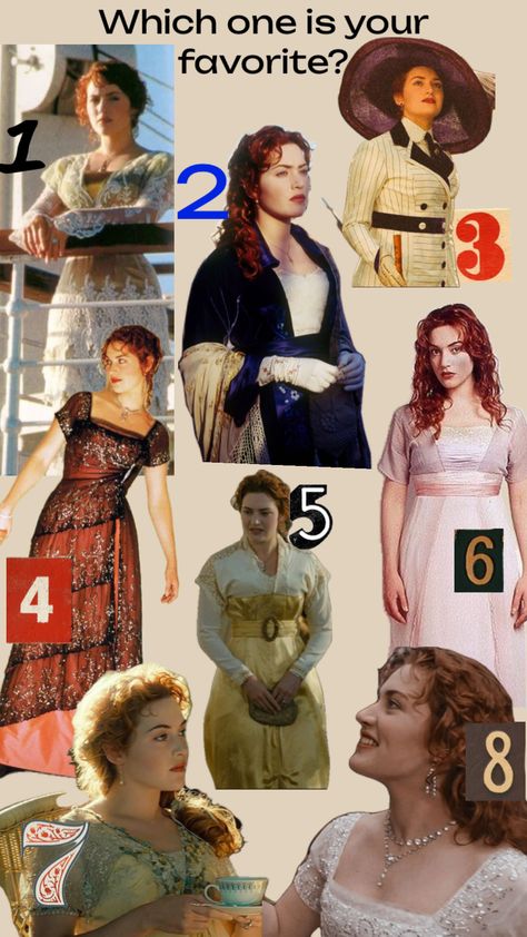 #rosedewittbukater #titanic Titanic Fashion, Titanic