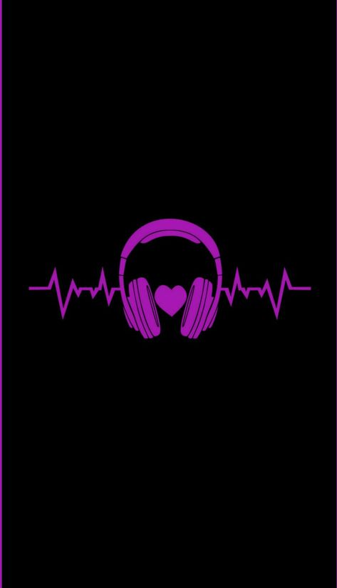 Music + music = RELAX + LOVE Music Profile Pic, Purple Music Wallpaper, Purple Widget, Purple Music, Black And Purple Wallpaper, Mood Colors, Bmw Love, Music Images, Create Shirts