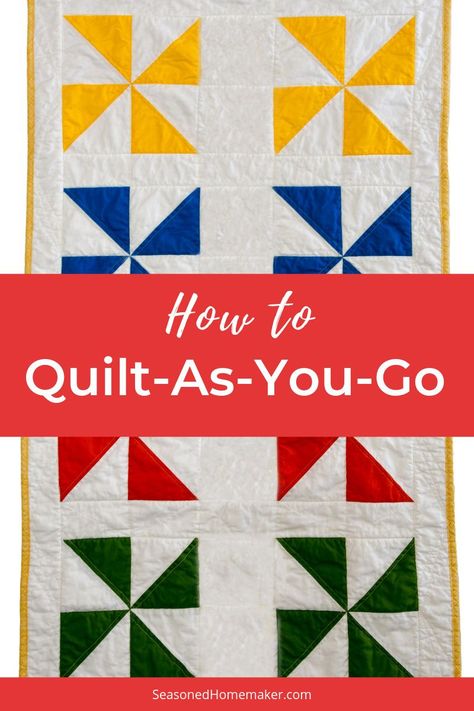 Easy Quilting Techniques, Learn To Quilt, Easy Quilt Tutorials, Quilt Easy, Beginner Quilting Projects, Quilting Methods, Easy Quilting, How To Quilt, Easy Quilt