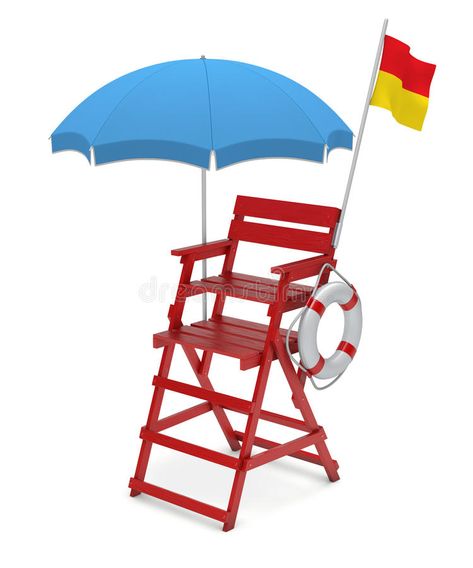 Lifeguard Stand, Lifeguard Stands, Lifeguard Chair, Theatre Props, Art Doodles, Infographic Design Inspiration, Background White, Stock Photography Free, Background Illustration