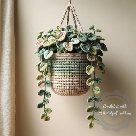 Crochet Houseplants Free Pattern, Free Crochet Hanging Plant Pattern, Crochet Hanging Plants Free Pattern, Crochet Houseplants, Crochet Hanging Plant Pattern, Crochet Plants Free Pattern, Plant Crochet Pattern, Crochet Hanging Plant, Crafting Hobbies