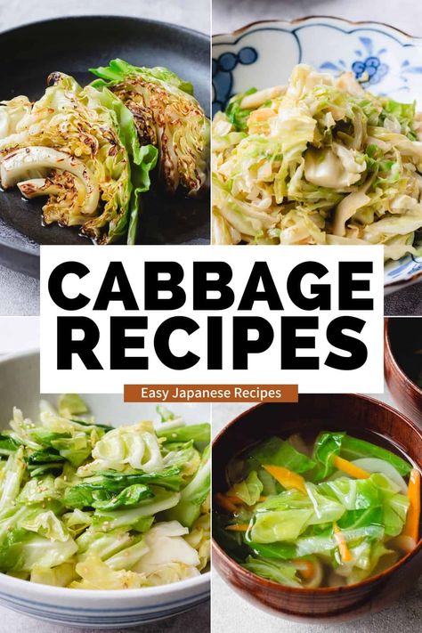 Looking for an easy way to cook with cabbage? These Japanese Cabbage Recipes will help you enjoy this delicious vegetable with simple ingredients. Try them out today! Cabbage Recipe Chinese, Japanese Cabbage Soup, Chicken With Cabbage Recipes, Cabbage Appetizer Recipes, Cabbage Recipe Asian, Yamitsuki Cabbage, Japanese Cabbage Recipes, Cabbage Recipes Asian, Korean Cabbage Recipes