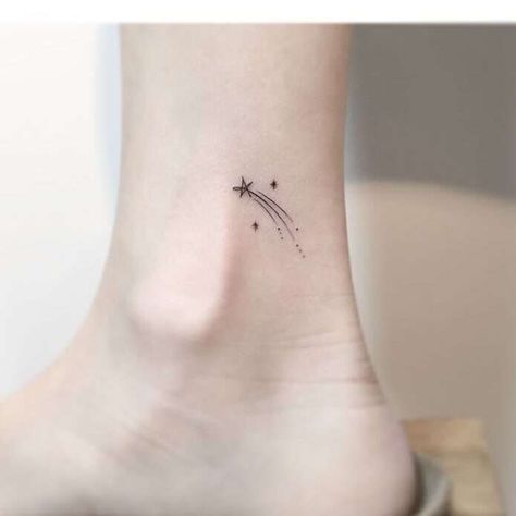 Simple Star Tattoo, A Star Tattoo, Starlight Tattoo, Rebirth Symbol, Traditional Sailor Tattoos, Tattoo Touch Up, Self Tattoo, Nautical Star Tattoos, Pentagram Tattoo