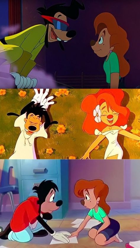 Roxanne Goofy Movie Aesthetic, Max Goofy And Roxanne, Roxanne And Max Goofy Movie, Roxanne Goofy Movie Costumes, Max And Roxanne Wallpaper, Max Y Roxanne, Goofy And Max Disney, Max X Roxanne, Max And Roxanne Costume