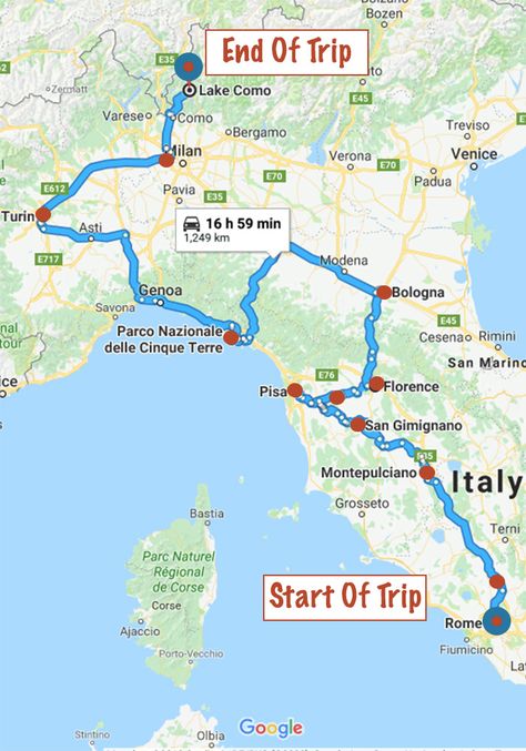 Italy-road-trip-map-itinerary-rome-florence-pisa-cinqueterre-bologna-turin-milan-lake-como Lac Como, Italy Road Trip, Italy Road, Italy Trip Planning, Road Trip Map, Arizona Road Trip, Aesthetic Places, Italy Itinerary, Italy Holidays