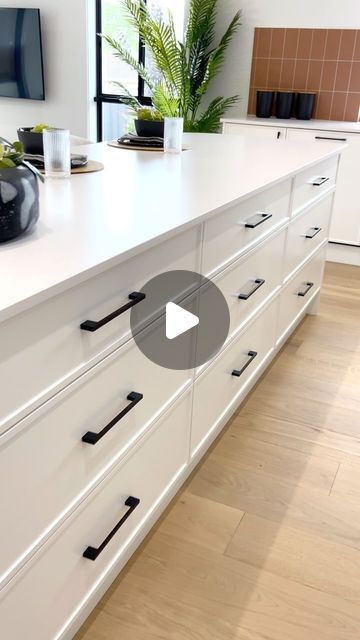 James Treble on Instagram: "Drawers better than Doors? I believe so!! An upgrade that’s worth every dollar spent. 🙌 In this Kitchen Island I also like the grid created by three identical sets of drawers. Visually interesting and very practical too. Designed with @kitchenculture_design for @edenbraehomes 🏠 #kitchendesign #drawers #whitekitchen #newhomes #kitchenremodel #kitchens" Kitchen Island With Drawers, Diy Home Upgrades, Set Of Drawers, Kitchen Drawers, Home Upgrades, White Kitchen, Kitchen Remodel, Kitchen Island, Kitchen Design