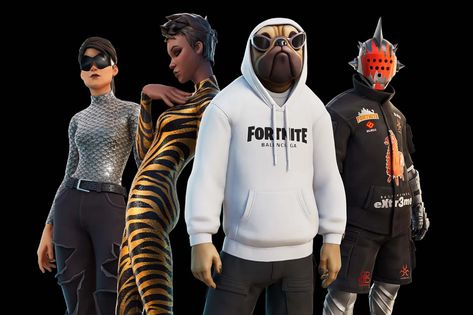 Balenciaga Fortnite, Balenciaga Store, Balenciaga Hoodie, Estilo Swag, The Metaverse, Virtual Art, Summer Friends, Nicolas Ghesquiere, Salma Hayek