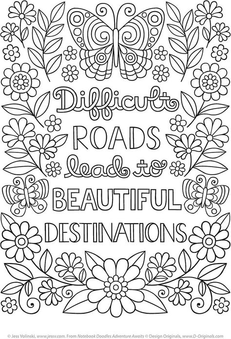 Word Art Coloring Pages, Motivational Coloring Pages For Adults, Poetry Coloring Pages, Motivational Quotes Coloring Pages, Quote Colouring Pages, Sel Coloring Pages, Inspirational Quote Coloring Pages, Mental Health Coloring Pages For Teens, Inspirational Quotes Coloring Pages Free Printable