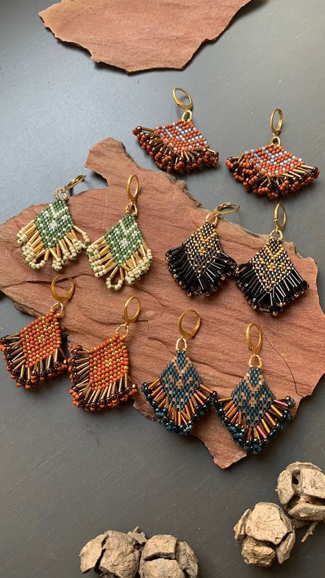 Bohemian earrings diy