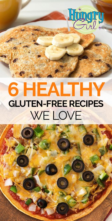 Healthy & Easy Gluten-Free Recipes | Hungry Girl Gluten Free Weight Watchers Recipes, Gluten Free Weight Watchers, Hungry Girl Recipes, Recipes Gluten Free, Weight Watchers Snacks, Gluten Free Lunch, Weight Watchers Recipes, Hungry Girl, Healthy Gluten Free Recipes