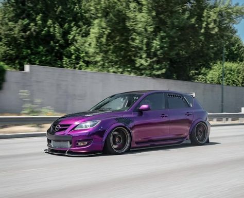 Mazda Speed 3 Hatchback, Mazda 3 Hatchback Modified, Mazda 3 Speed, Mazda 3 Mps, Mazdaspeed 3, Built Not Bought, Mazda 3 Hatchback, Car Dream, Mazda Protegé