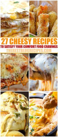 Calling all cheese lovers! We’ve rounded up some of our favorite cheesy recipes that will satisfy your biggest comfort food cravings. Mozzarella, ricotta, cheddar and more delicious cheeses make these recipes the ultimate meals! Cheesy Comfort Food, Mozzarella Cheese Recipe Dinners, Easy Cheesy Recipes, American Cheese Recipes, Cheesey Recipes, Cheesy Recipes Easy, Cheddar Recipes, Cheddar Cheese Recipes, Cheesy Snack