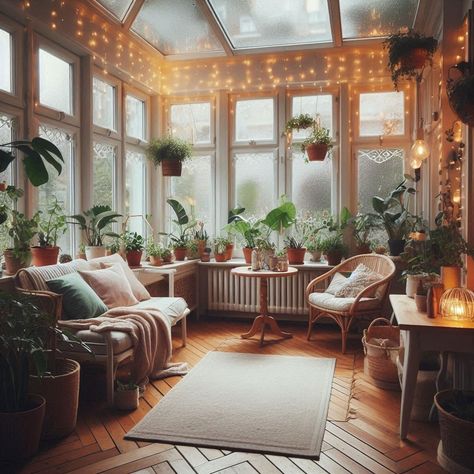 Budget Sunroom Ideas Dreamy Sunroom, Small Sunroom Ideas, Home Conservatory, Conservatory Decor, Conservatory Ideas, Small Sunroom, Sunroom Ideas, Florida Room, Diy Holiday Decor