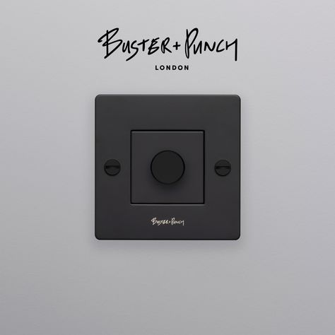 [coming soon. DIMMER SWITCH] DIM DOWN and feel the difference [finish. BLACK.] #busterandpunch #baobydylan Buster And Punch, Buster Punch, Dimmer Switch, Coming Soon, Feelings, On Instagram, Pins, Instagram, Black