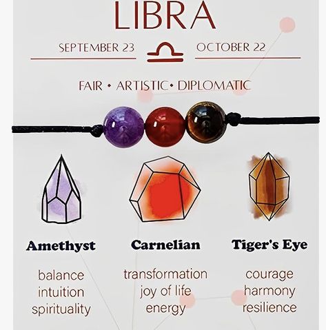 Libra Crystals, Witch Notes, Libra Stone, Crystal Beaded Bracelets, Libra Star Sign, Earthy Vibes, Libra Life, Libra Zodiac Facts, Astrology Libra