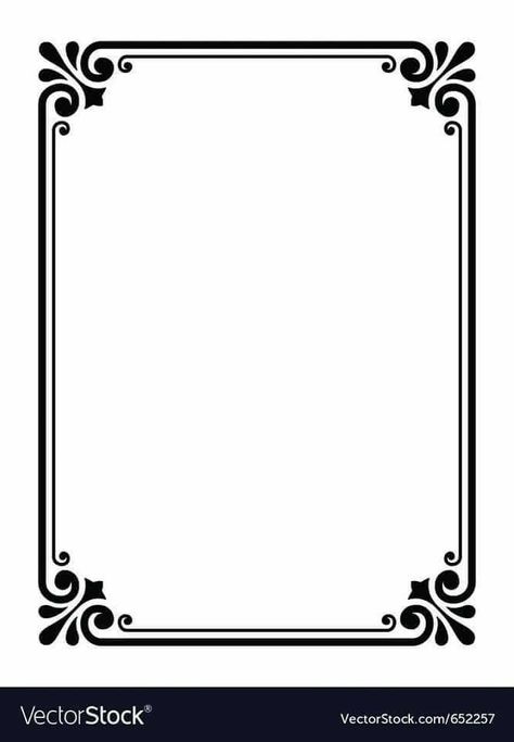 Clip Art Frames Borders, Colorful Borders Design, Colorful Borders, Page Borders Design, Frame Border Design, Simple Borders, Floral Border Design, Page Borders, Decorative Frame