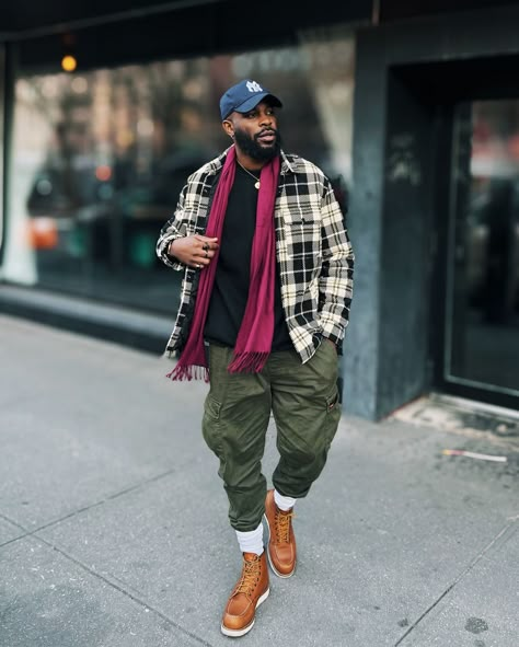 My Fall/autumn greatest hits. #stylesbyslimster Men In Uggs, Black Men Fall Fashion, Soul Outfit, Mens Winter Outfits, Mr March, Men Streetwear Fashion, Drip Style, Winter Swag, Clothes For Winter