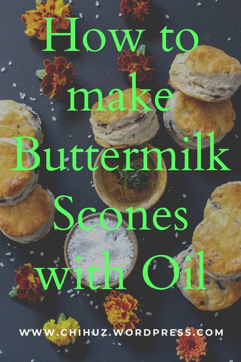 Buttermilk scones with oil are easy to make in few simple steps. These scones are very delicious and go well with hot or cold drinks. The oil in the buttermilk scones make them stay fresh for longer . Oil Scones Recipe, Butter Replacement, Make Buttermilk, Buttermilk Scones, How To Make Scones, Scones Recipe Easy, How To Make Buttermilk, Biscuit Recipes, Beer Cake