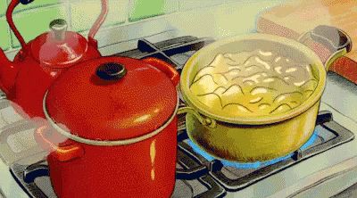 Neet Anime GIF - Neet Anime Cooking - Discover & Share GIFs Anime Bento, Anime Bebe, Anime Gifs, Think Food, Food Drawing, Miyazaki, Food Illustrations, Cute Food, Junk Food