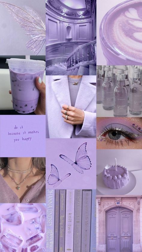 Lavender Wallpaper Aesthetic Iphone, Lavender Aesthetic Wallpaper Collage, Lavender Collage Wallpaper, Purple Collage Aesthetic Wallpaper, Purple Aesthic Wallpaper, Purple Themed Wallpaper, Purple Aesthic, Purple Collage Aesthetic, Lavender Wallpaper Aesthetic