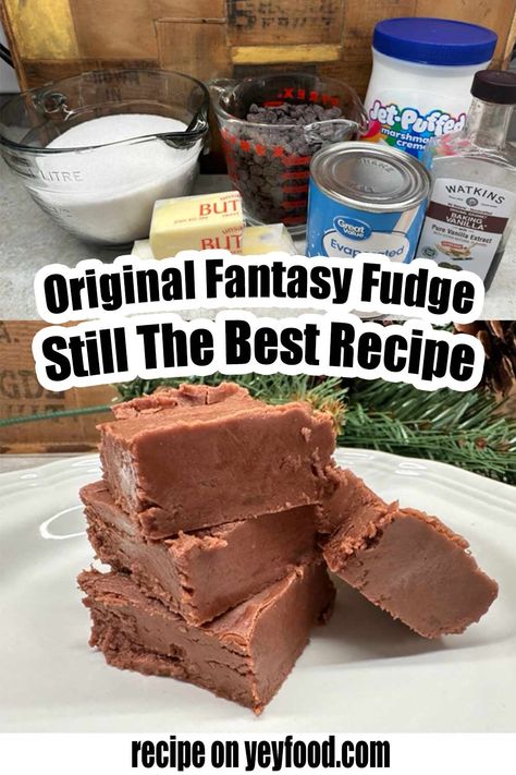 Original Fantasy Fudge Recipe - The... - Home, Garden & DIY Jiff Fudge Recipe, Paula Deens Fudge Recipe, Kraft Fantasy Fudge Recipe Original, Fanny May Fudge Recipe, Fluffy Fudge Recipes, Tollhouse Fudge Recipe, Carnation Chocolate Fudge Recipe, Hey Puffed Fantasy Fudge, Marshmallow Chocolate Fudge Recipe