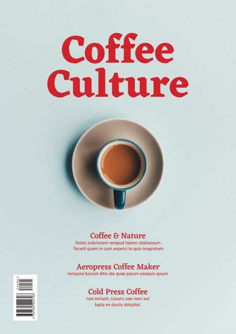 Coffee Magazine, Desain Buklet, Design Café, Desain Editorial, Food Poster Design, Poster Design Inspiration, Coffee Culture, Coffee Branding, Coffee Design