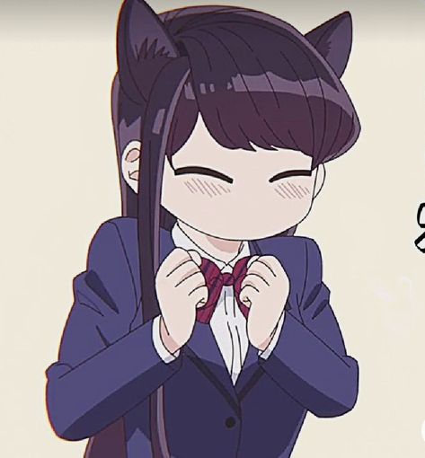 Cute Komi San, Komi Drawing, Komi San Icon, Familia Madrigal, Komi-san Wa Komyushou Desu, Komi Cant Communicate, Sans Cute, Komi San, Cute Anime Pics