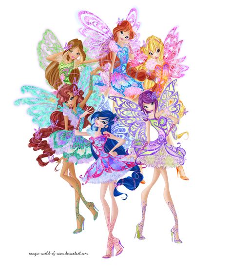 Winx Club Group, The Winx Club, Frozen Love, Childhood Aesthetic, Unicorn Artwork, Las Winx, Girls Are Awesome, Klub Winx, Fairy Images