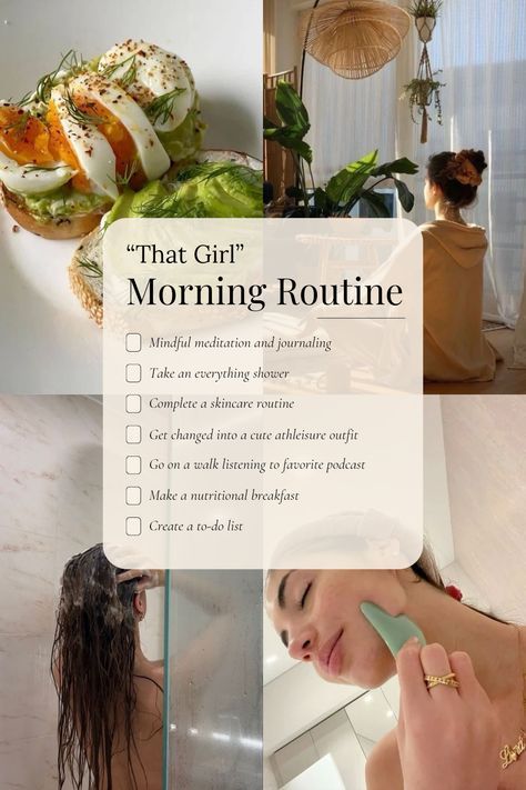 Healthy Routine Aesthetic, Clean Girl Aesthetic Routine, Clean Girl Skincare Routine, That Girl Morning Routine, That Girl Routine, Clean Girl Morning Routine, Tuesday Routine, Clean Girl Routine, Selena Gomez Music Videos