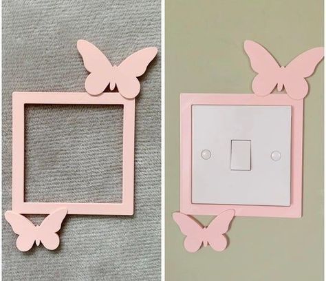 Nursery Baby Girl, Girly Room Decor, Butterfly Room, Diy Room Decor Videos, Easy Room Decor, Easy Diy Room Decor, Cute Diy Room Decor, Butterfly Wall Decor, Girly Room