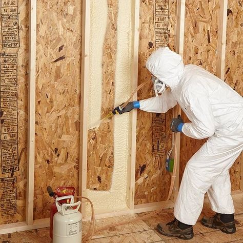 Diy Spray Foam, Diy Spray Foam Insulation, Spray Foam Insulation Kits, Bath Showers, Kombi Trailer, Diy Insulation, Framing Construction, Fiberglass Insulation, Home Insulation