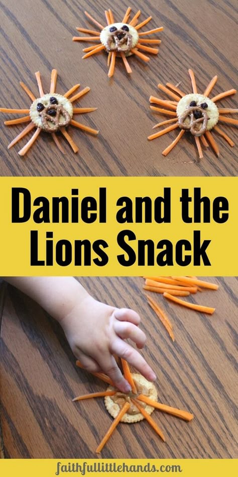 Lion Snack, Snack For Toddlers, Bible School Snacks, Safari Snacks, Cute Lions, Sunday School Snacks, Vbs Snacks, Buttons Ideas, Story Crafts