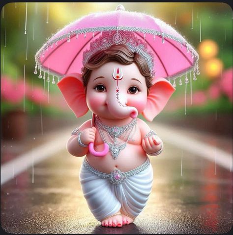 Cartoon Drawing For Kids, Cute Pics For Dp, Photos Of Ganesha, Ganpati Bappa Photo, Graphic Design Portfolio Cover, Shri Ganesh Images, God Artwork, Baby Ganesha, Elephant God