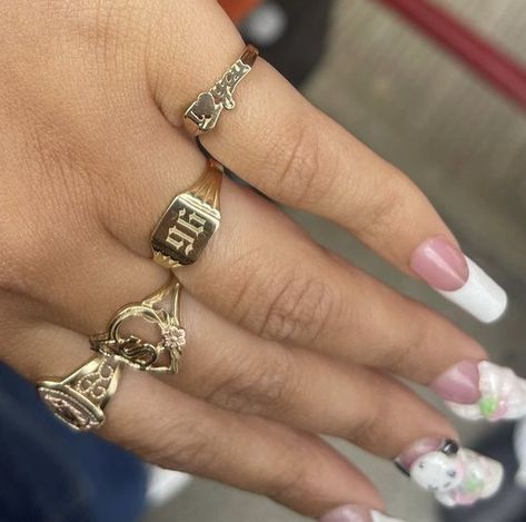 #follow #gold #jewelry #rings #blogging #blogger #blog #fashion #style Gold Jewelry Rings, Custom Gold Jewelry, Latina Jewelry, Xoxo Jewelry, Dope Jewelry Accessories, Mexican Jewelry, Nail Ring, Gold Rings Jewelry, Jewelry Accessories Ideas