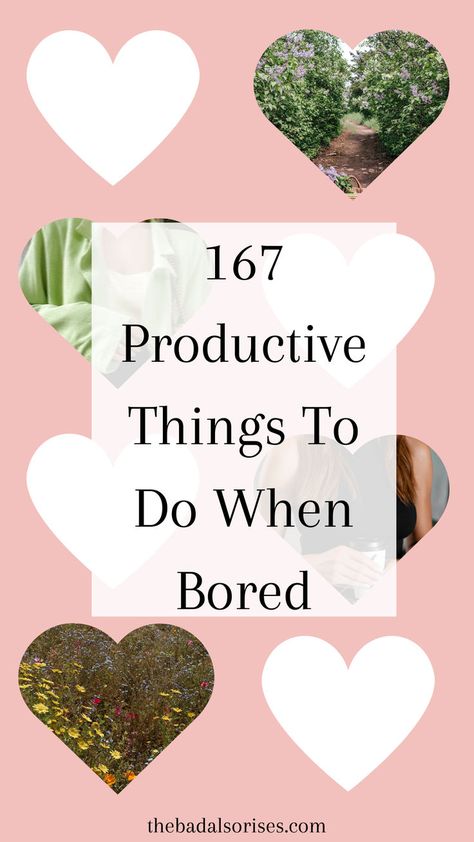 Stuck in a boredom rut? Shake things up with these 100 productive activities that will reignite your motivation and focus. From tackling household projects to pursuing personal development, there's no shortage of ways to make the most of your downtime. Get ready to conquer boredom like never before! Things To Do To Be Productive, Productive Things To Do At Home, Productive Things To Do When Bored, Productive To Do List, Bored List, Productive Activities, Things To Do At Home, Productive Things To Do, Things To Do When Bored