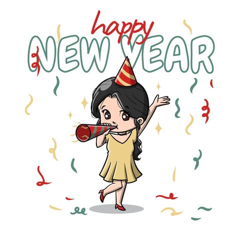 new year cartoon - Google Search Happy New Year Drawing Ideas, Happy New Year Cartoon, Happy New Year Drawing, Drawing Ideas Cartoon, New Year Drawing Ideas, New Years Drawing Ideas, New Year Drawing, New Year's Drawings, New Year Cartoon