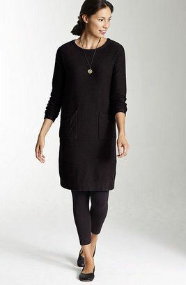 Sweater Dress With Leggings, Jjill Outfits, Tops With Leggings, Tunic Dress With Leggings, Sweater Dress Leggings, Tunic Tops With Leggings, Maxi Dress Outfit Fall, Black Dress Outfit Casual, Dress With Leggings