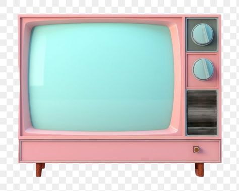 Old Tv Png, Television Png, Tv Png, Pink Tv, Journal Png, Retro Television, Emoji Wallpapers, Mises En Page Design Graphique, Retro Bedrooms