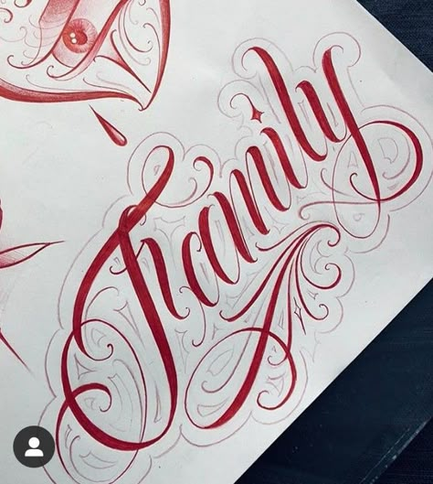 Ramirez Tattoo, Acab Tattoo, Arte Hippy, Family First Tattoo, Letters Tattoo, Jose Ramirez, Family Sketch, Tattoo Fonts Cursive, Tattoo Lettering Design