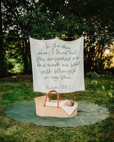 This is another @ModernBurlap Fall 2020 scripture swaddle coming soon to modernburlap.com! My hope & prayer is that God uses each new verse in this upcoming scripture swaddle collection to touch hearts, change lives, and let the depths of His love be known. 💖 Beautiful photo captured by @alyssacvillegas to give you an early look! 💫 Psalm 138 3, Psalm 138, Blanket Wall, I Cried, Muslin Swaddle Blanket, Muslin Swaddle, Baby Reveal, Cotton Muslin, Newborn Pictures