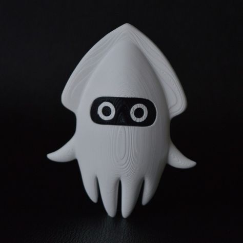 3D Printable Super Mario Blooper Squid by Arden Markin Mario Squid, Mario Design, Mario Games, Mario Party, Sunday School Crafts, 3d Printable, Mario Kart, Bloopers, In The Ocean