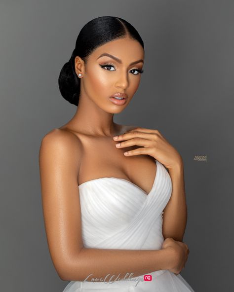 Black Bridal Makeup Natural, Bridal Glam Black Women, Natural Hair For Wedding, Bridal Makeup For Black Women Wedding, Bridal Makeup Shoot Poses, Bridal Make Up Dark Skin, Bride Looks Inspiration, Bride Makeup Looks Wedding Day Black Woman, Bridal Makeup Brown Skin