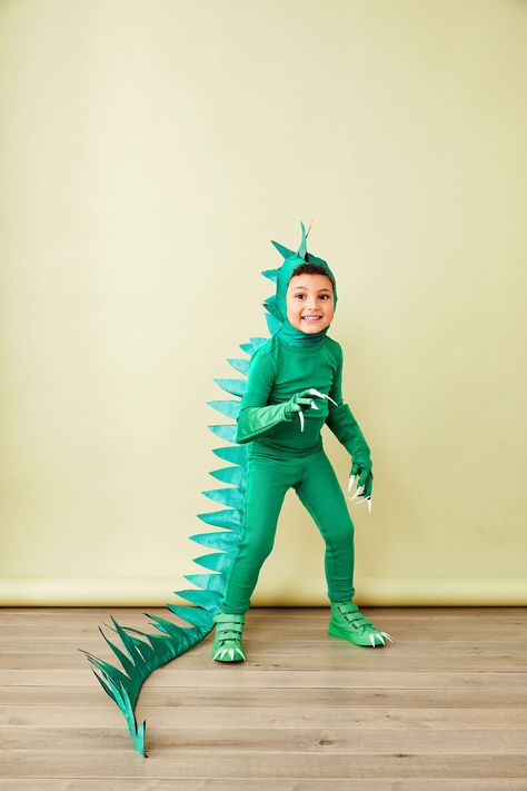 Diy Dinosaur Costume, Alligator Costume, Diy Dragon Costume, Costume Dinosaure, Kids Dinosaur Costume, Most Popular Halloween Costumes, Diy Dinosaur, Dino Costume, Dinosaur Halloween Costume