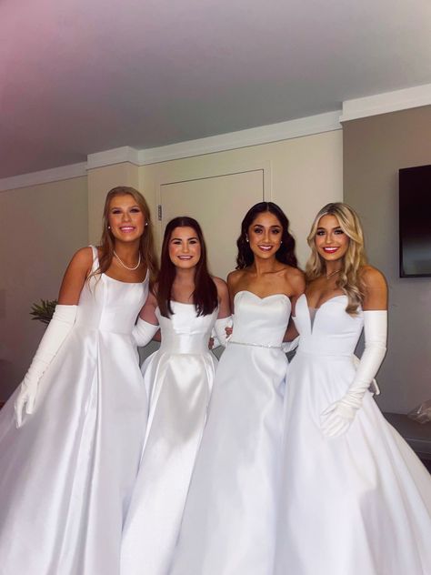 Deb Ball Aesthetic, Deb Dresses Debutante, Cotillion Dresses Debutante, Debutante Ball Aesthetic, Debutante Dresses White Ball Gowns, Debutante Aesthetic, Deb Ball Dresses, Deb Photos, Triangle Aesthetic